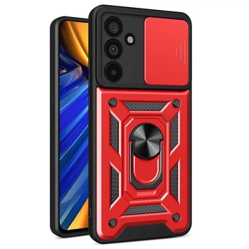 Чохол Fiji Camera Defence для Samsung Galaxy A17 (A176) бампер із захистом камери та підставкою Red