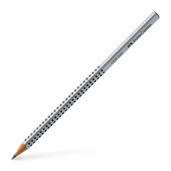 Олівець чорнографітний Faber-Castell Grip 2001 2H, тригранний, сірий