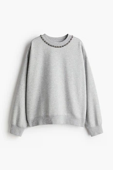 Жіночий світшот H&M 723128-4 M(170/96) сірий (2000005081910)