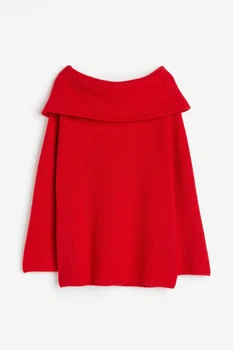 Жіночий джемпер H&M 211506-2 M(170/96) червоний (2115060004)