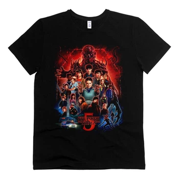 Футболка EPIC мужская Stranger Things 5 - Очень Странные Дела 5 черная размер XS