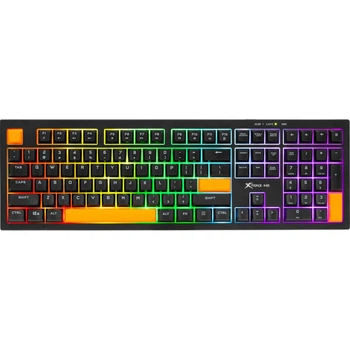 Клавиатура Xtrike Me KB-512 UA Silent switch LED USB Black (KB-512BKUA)