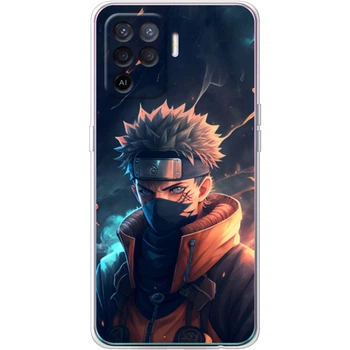 Силиконовый Чехол с Картинкой для OPPO Reno 5 Lite Принт (Аниме Наруто, Anime Naruto) (43335-ysm001)