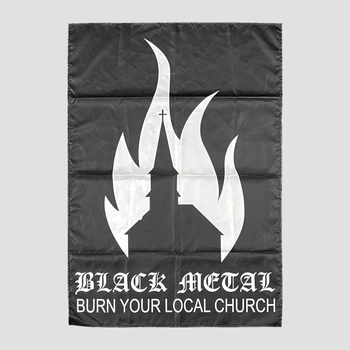 Прапор Black Metal - Burn Your Local Church 00-00012133