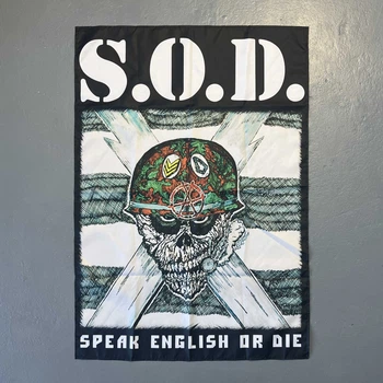 Прапор S.O.D. - Speak English Or Die 00-00014102