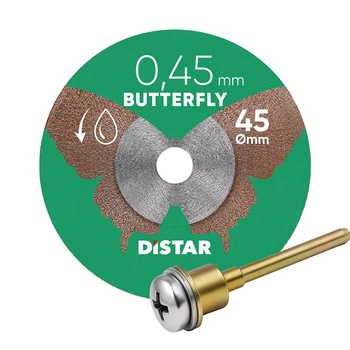 Круг алмазний відрізний Distar 1A1R 45X0,45X5,8F/3,2-3,0F BUTTERFLY (11143158073)