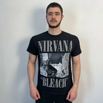 Футболка Nirvana - Bleach (Gildan) чорна XL 2503101155
