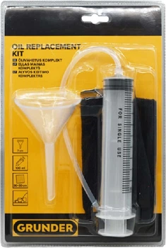 Zestaw do wymiany oleju w kosiarkach Grunder KXOE-006
