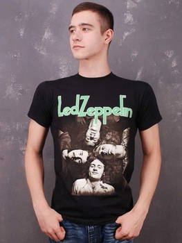 Футболка Led Zeppelin Green Logo L 1500000527