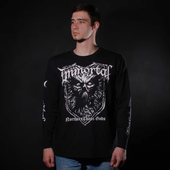 Лонгслів Immortal - Northern Chaos Gods (B&C) чорний S 00-00011881