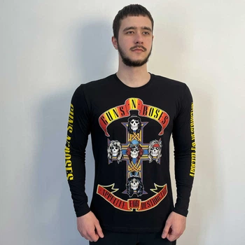 Лонгслів Guns N' Roses - Appetite For Destruction (B&C) чорний S 2503121243