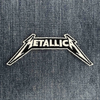 Нашивка Metallica White Logo вишита фігурна 00-00012168