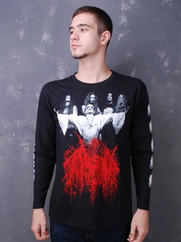 Лонгслів Absu - Barathrum: V.I.T.R.I.O.L. Baphomet White (FOTL) чорний S