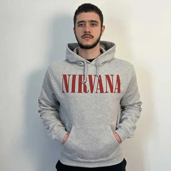 Худі Nirvana - In Utero (B&C) світло-сіре меланж L 2503101926