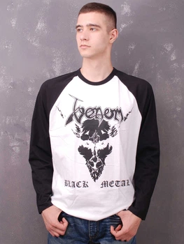 Лонгслів Venom - Black Metal (FOTL) реглан білий з чорними рукавами XXL 00-00008820