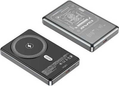 УМБ Awei PA-31 10000mAh 15W Grey (6954284022200)