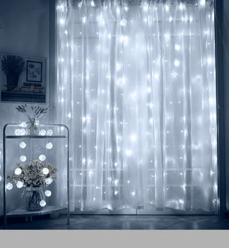 Гірлянда Xmas LED Водоспад 3м х 2м, 320 LED, теплий білий світ XPRO 320-W (47648-3839_322)