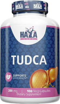 TUDCA Haya Labs 200 мг 100 веганских капсул (850034416083)