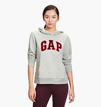 Худи Gap Logo Fleece Hoodie Gray Heather Navy 254792471 L