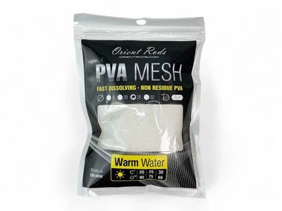 Коропова розчинна ПВА сітка PVA MESH Orient Rods 25 мм.25 м. (Тепла вода)