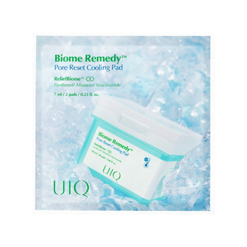 Охлаждающие педы для уменьшения пор Uiq Biome Remedy Pore Reset Cooling Pad, 2 шт