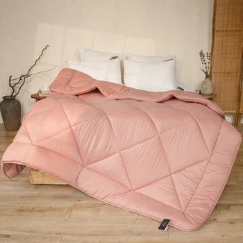 Ковдра бавовняна MirSon Eco Light Coral №1734 200x220 см супер тепла (2200003710007)