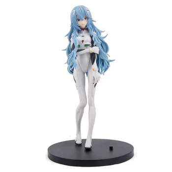 Коллекционная аниме фигурка Рей Аянами Евангелион, Genesis Evangelion EVA Ayanami Rei Asuka, 17 см, PVC, подарок, сувенир