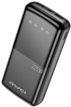 УМБ Awei P13K 20000mAh 22.5W USB-C/USB-A Black (6954284009102)