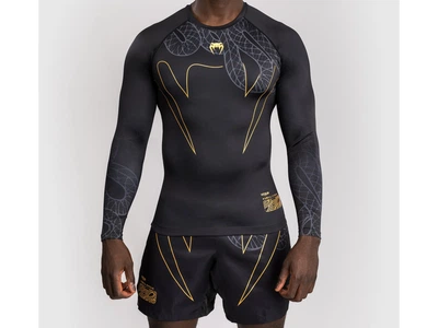 Рашгард VENUM Serpenti Long Sleeve M чорний (5916)