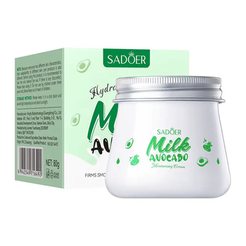 Увлажняющий крем для лица Sadoer Hydro Boost Milk Avocado Moisturizing Cream 80 г (6942349716492)