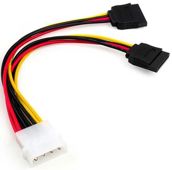 Кабель питания Vinga SATA power 0.2 м 2 connectors - molex