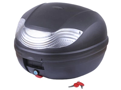 Кофр (багажник) для мотоцикла задний TT AGRO MOTO YM-0866 черный (V-32L), 43×41×31.5, другой светоотражатель