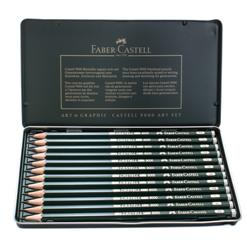 Набір графітних олівців Faber-Castell 9000 12 шт (4005401190653)