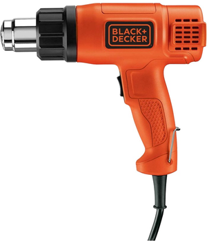 Будівельний фен Black+Decker 740 l/min 1750 W Black, Orange (KX1650-QS) (955555911838371) - Уцінка