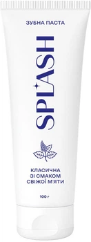 Зубна паста Splash Класична зі смаком Свіжої м'яти 100 г (4820266832339)