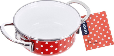 Каструля емальована Orion Tecka 650 мл (8592381217419)