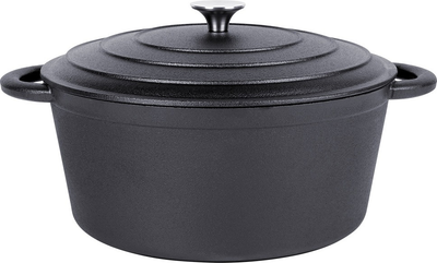 Каструля чавунна Vilde Cast Line з кришкою 5.9 л (5900670102293)