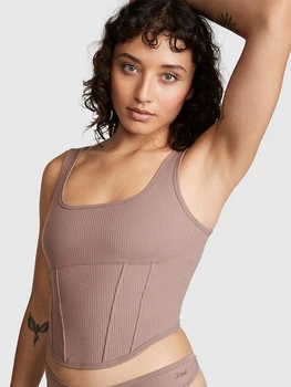 Топ жіночий Victoria's Secret 853542423 S Коричневий (1159847140)