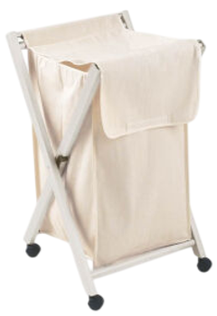 Kosz na pranie Arredamenti Banny składany biały 50x44 (8023856605023)
