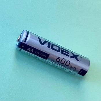 Акумулятор VIDEX АА 600 мАч (NiMH), ціна за 1 шт
