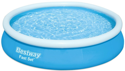 Nadmuchiwany basen Bestway 57274  Fast  Set z pompą filtrującą 366 × 76 cm (6942138951394)