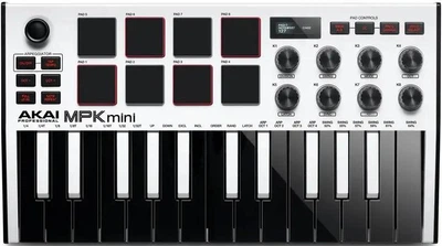MIDI-клавиатура AKAI MPK Mini MK3 White