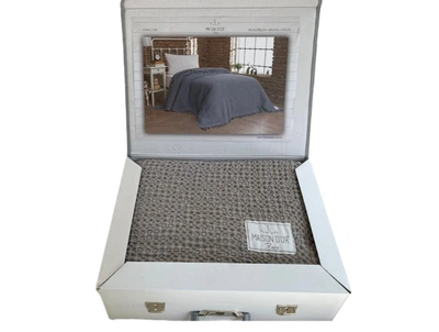 Покрывало Maison D'or Emeline beige хлопок 240x260