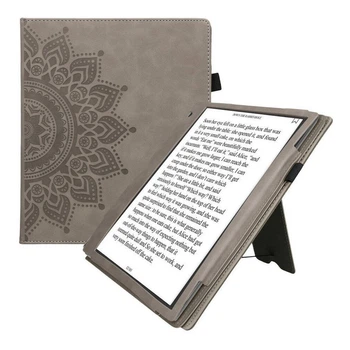 Обложка чехол с подставкой и ремешком для руки kwmobile Bookstyle Stand Handstrap Nubuk для PocketBook 1042 InkPad Eo Navigation Compass