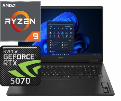 Ноутбук (2025) геймерський HP Omen 17 Ryzen AI 9 365/ 32GB/ 1TB/ RTX5070 / 17.3" 240Hz