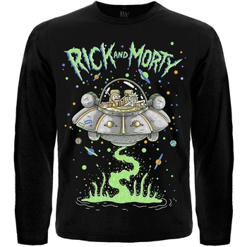 Футболка з довгим рукавом Rick and Morty (space adventure), Розмір XXL