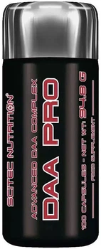 D-аспарагиновая кислота Scitec Nutrition DAA Pro Black Edition 100 капсул (728633109395)