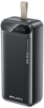УМБ Awei PA-12 30000mAh 22.5W USB-C/USB-A Black (6954284021838)