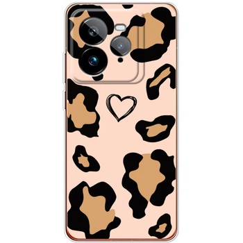 Силиконовый Чехол с Картинкой для Realme GT 7T Принт (Леопардовый, leo) (65747-ysm034)