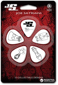 Медіатори Planet Waves PW1CWH2-10JS Joe Satriani Picks White Light 10 шт.